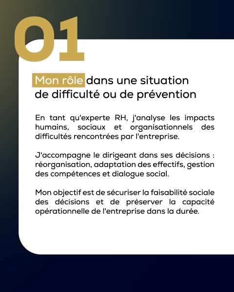 Les acteurs du retournement - l'expertise RH