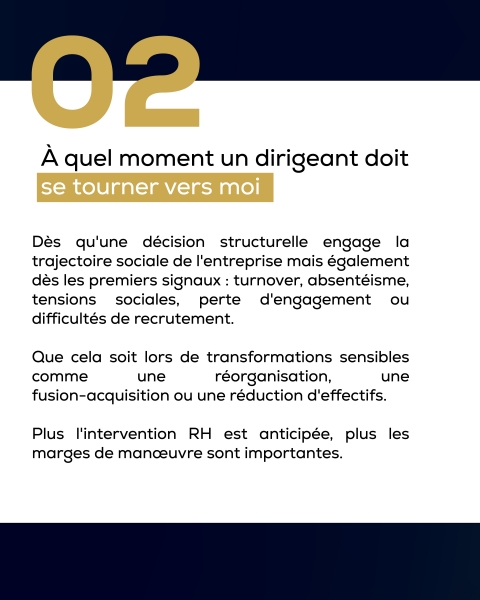 Les acteurs du retournement - l'expertise RH